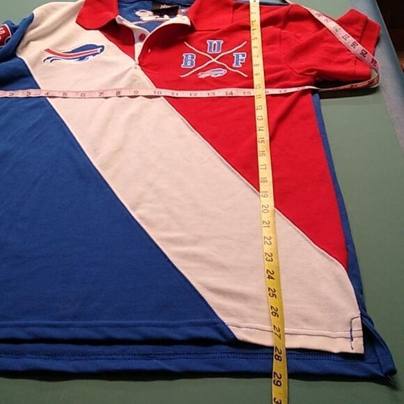 NFL Pro Football Buffalo Bills Men's Med polo shirt Sports Outside Athletic - Picture 4 of 8